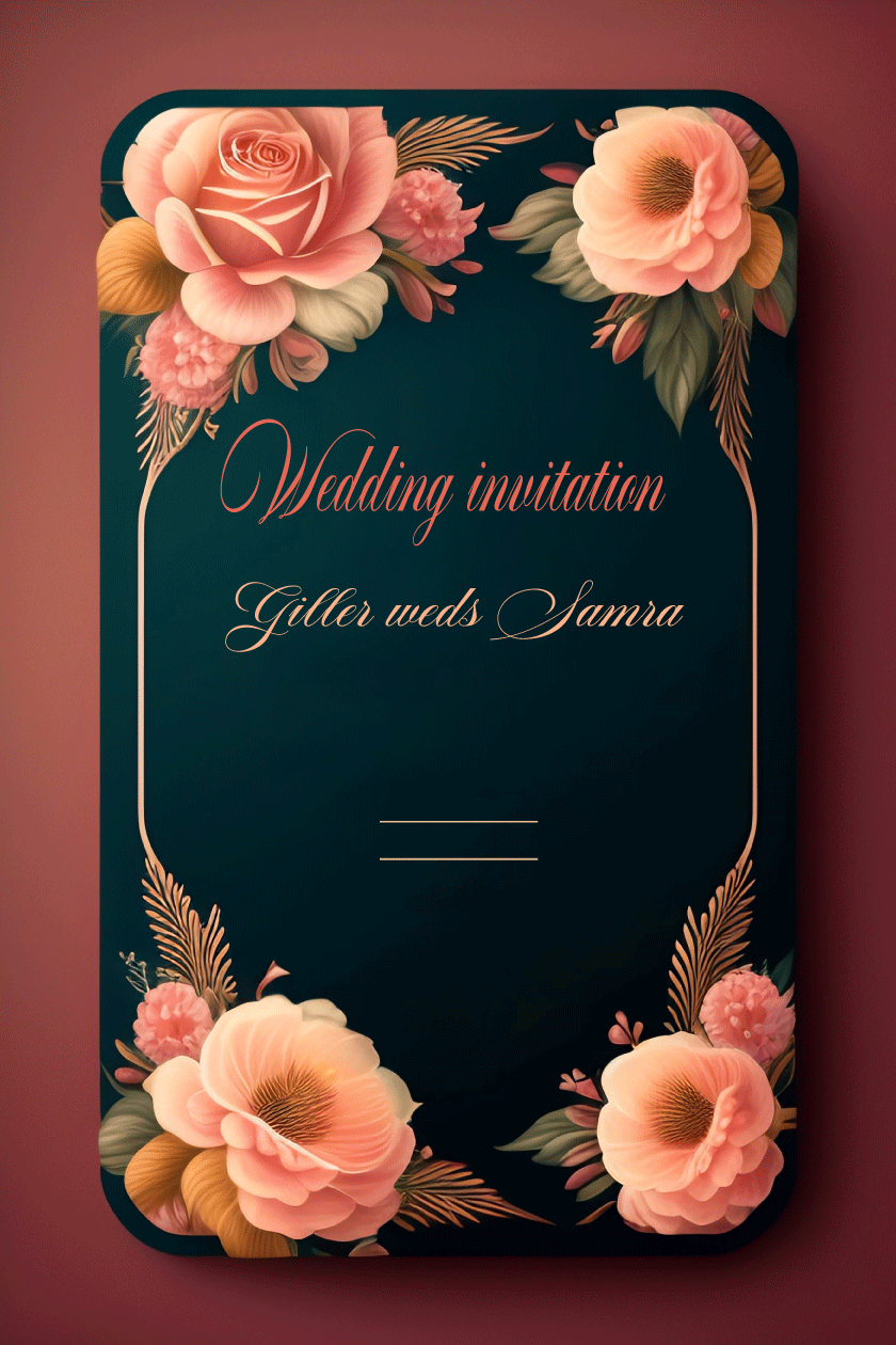 Wedding Top 10 card design with PSD format by best tech future